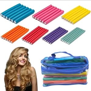 Colorful Hair Curlers Set